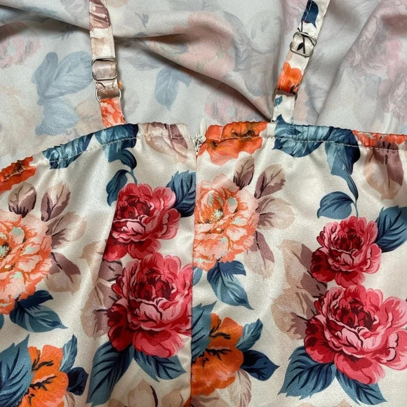 SHEIN Women's Floral Print Spaghetti Strap Midi Dress Multicolor L - Picture 14 of 16